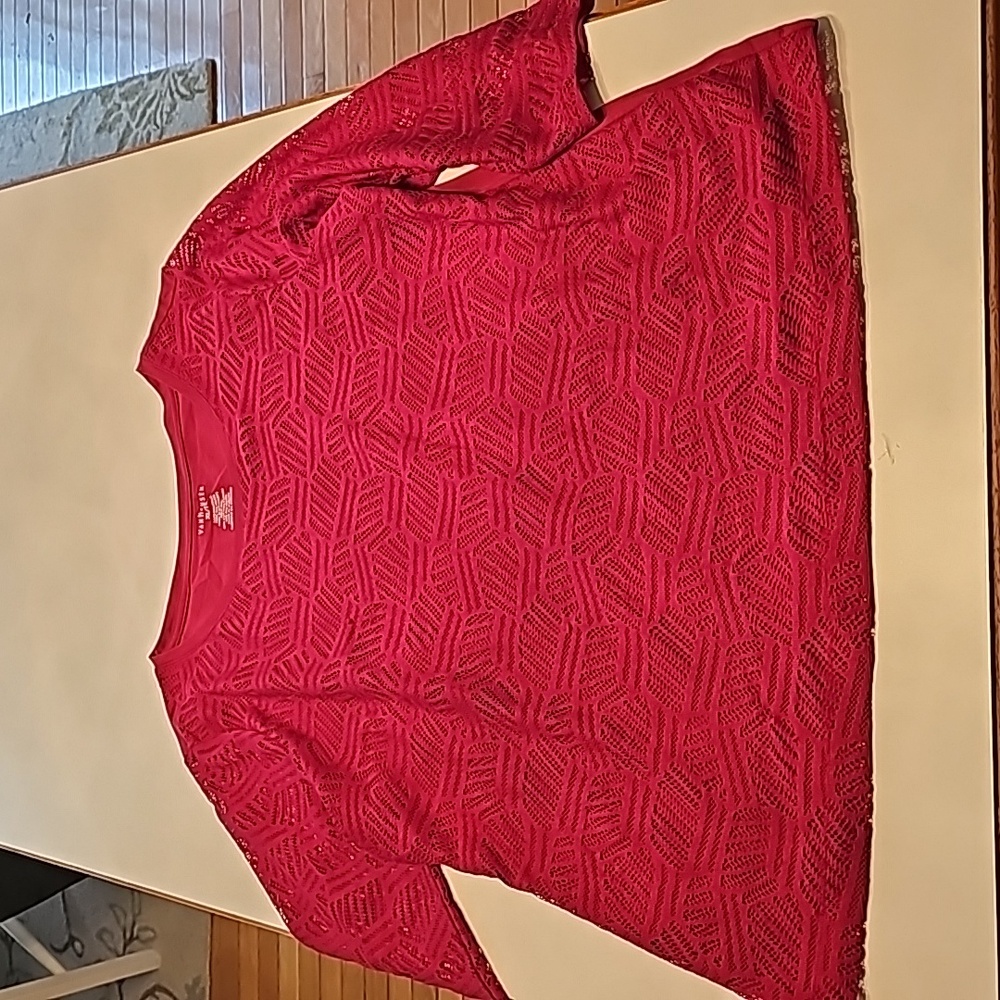 Red blouse
